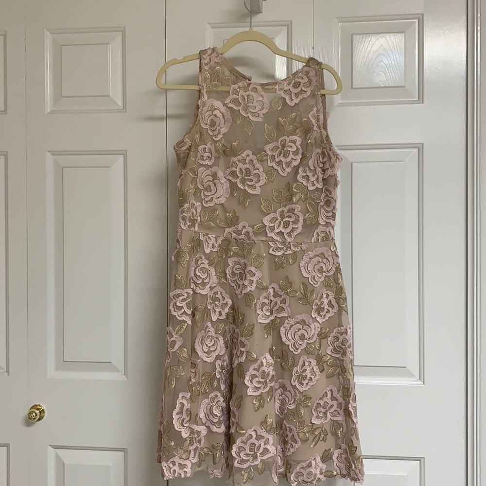 Practically New Sparkle Floral Mini Dress